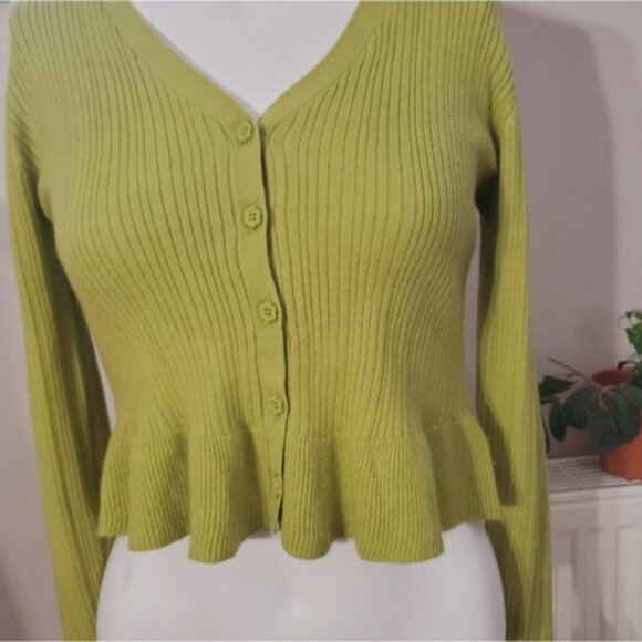 Happily Grey- New Knit Bell Sleeve Cardigan - Picture 13 of 13